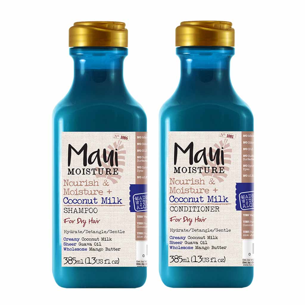 Maui Moisture Coconut Milk Shampoo + Conditioner DUO Hairsale.se